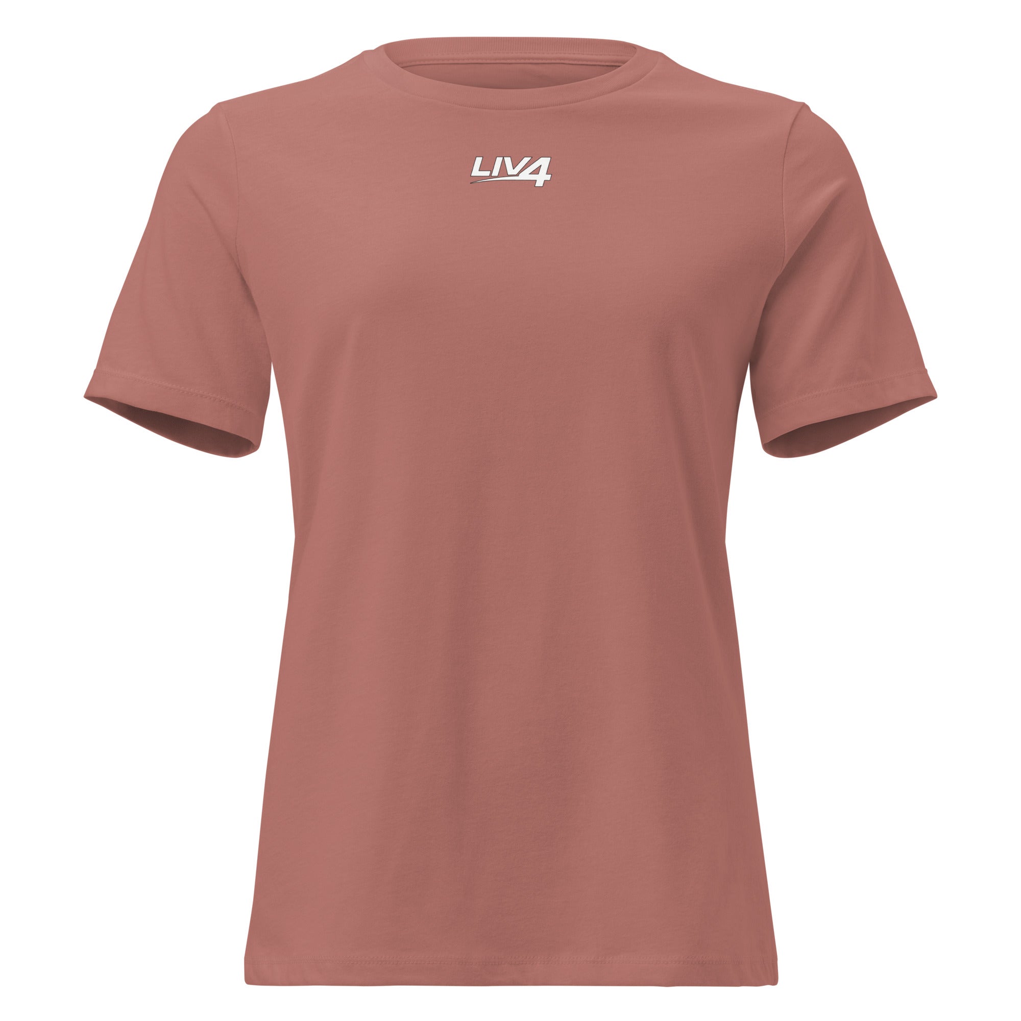 LIV 4 Women's Relaxed T-Shirt | White Logo