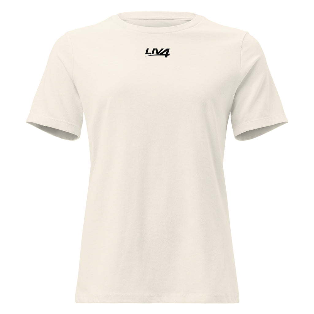 LIV 4 Women's Relaxed T-Shirt | Black Logo