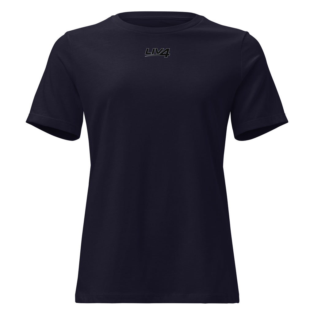 LIV 4 Women's Relaxed T-Shirt | Black Logo