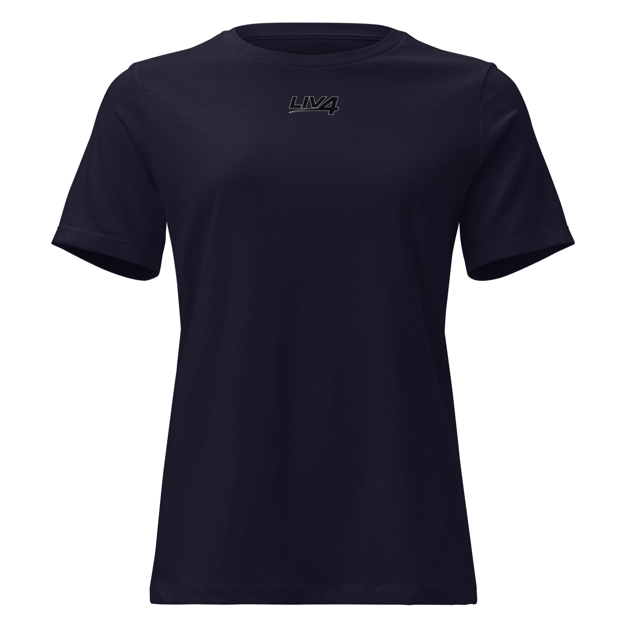 LIV 4 Women's Relaxed T-Shirt | Black Logo
