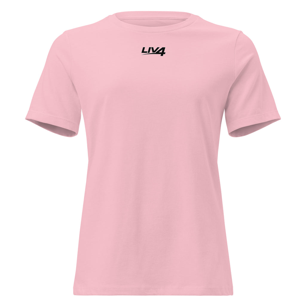 LIV 4 Women's Relaxed T-Shirt | Black Logo