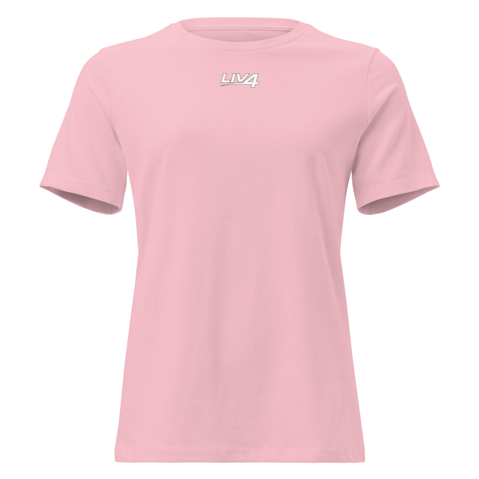 LIV 4 Women's Relaxed T-Shirt | White Logo