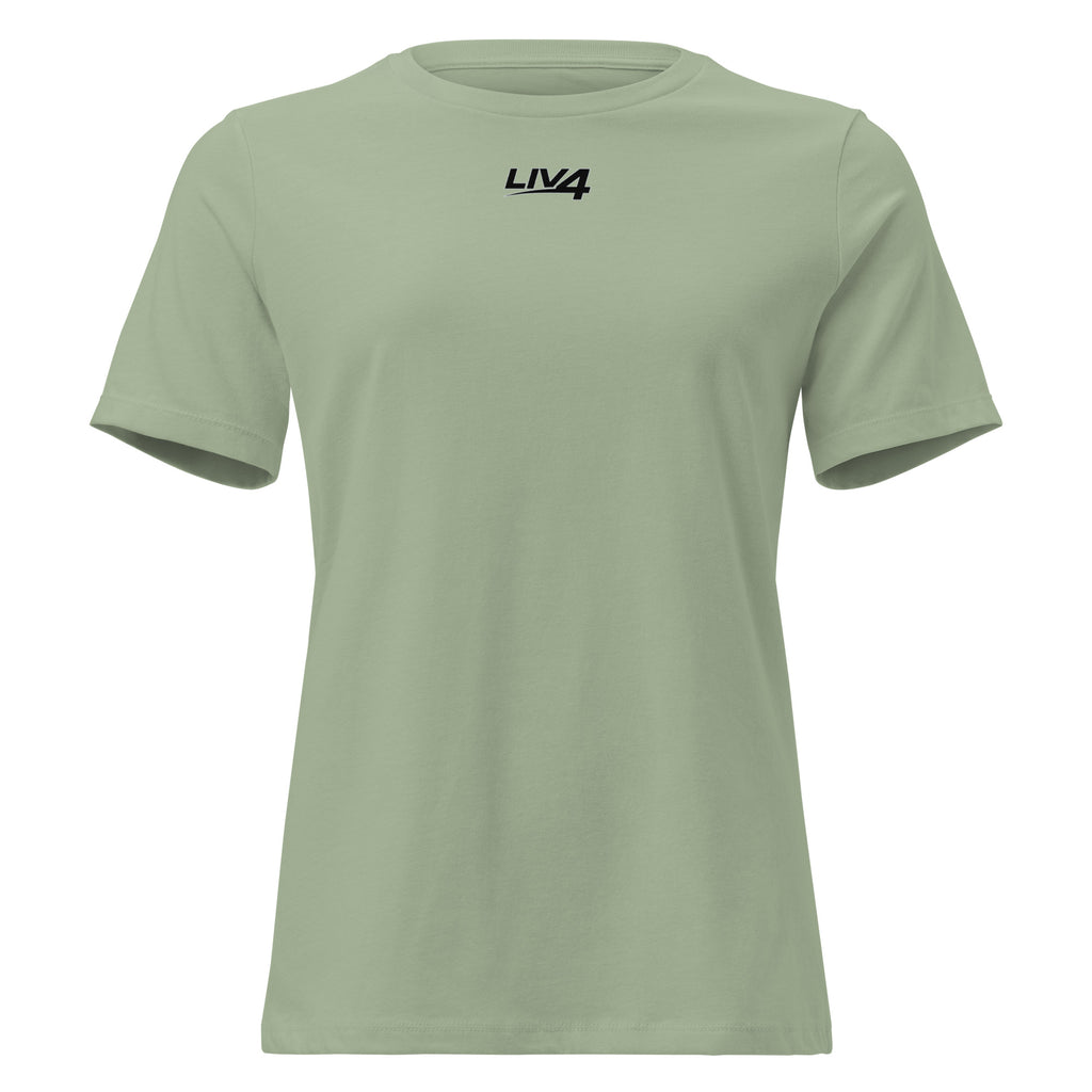 LIV 4 Women's Relaxed T-Shirt | Black Logo