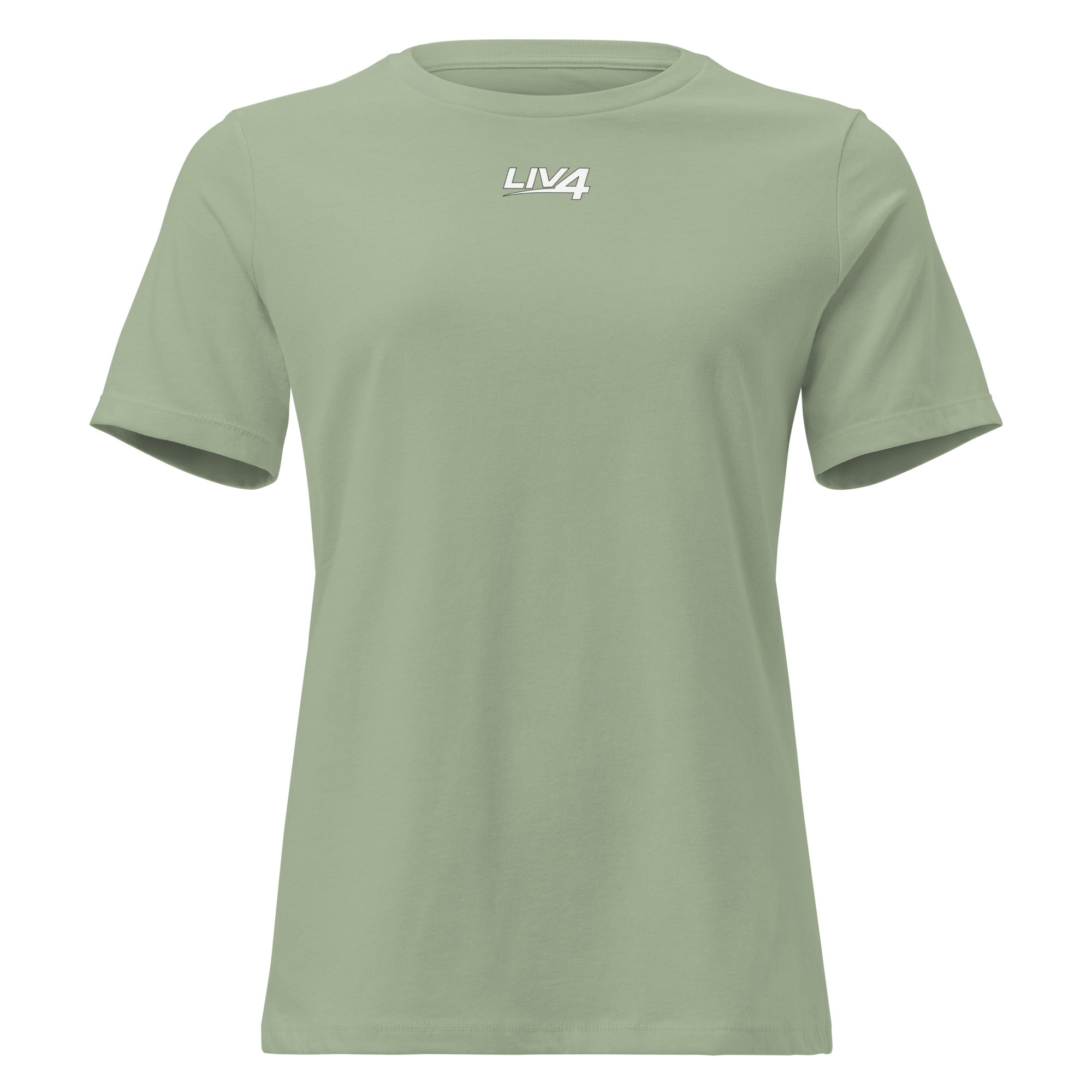 LIV 4 Women's Relaxed T-Shirt | White Logo