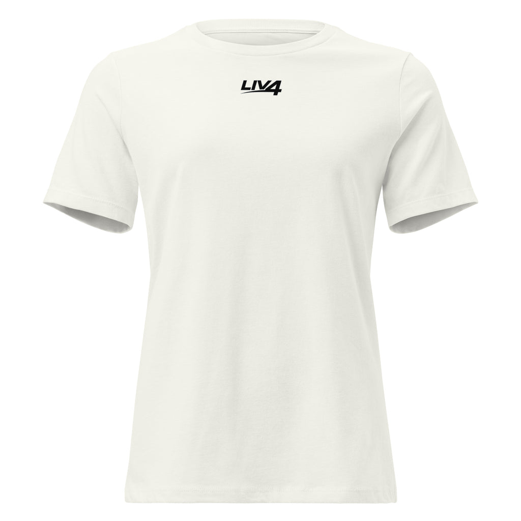 LIV 4 Women's Relaxed T-Shirt | Black Logo