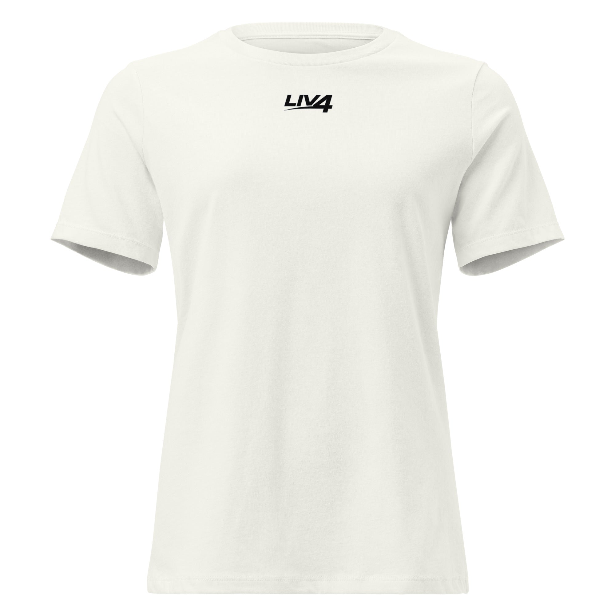 LIV 4 Women's Relaxed T-Shirt | Black Logo