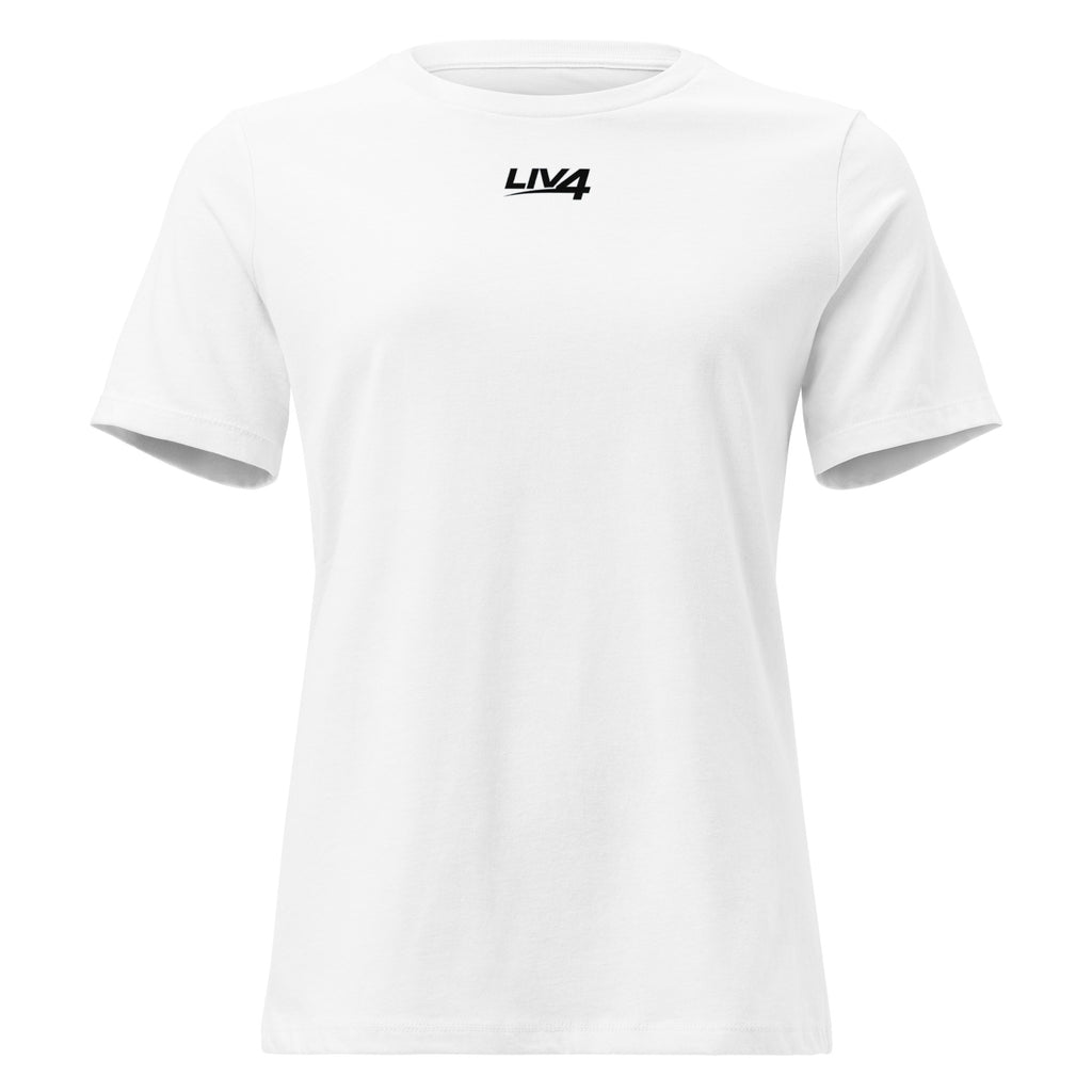 LIV 4 Women's Relaxed T-Shirt | Black Logo